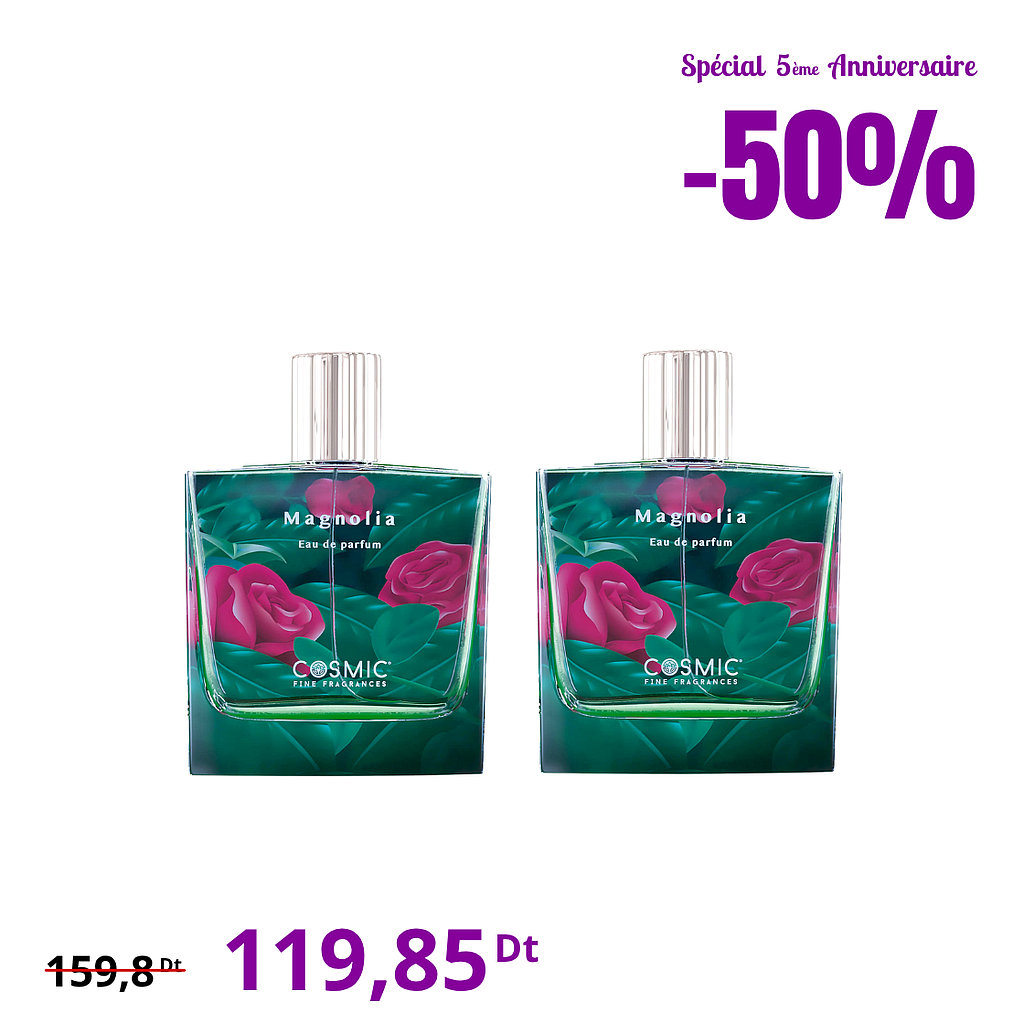 Pack 2 Eaux de Parfum Magnolia (2ème -50%)