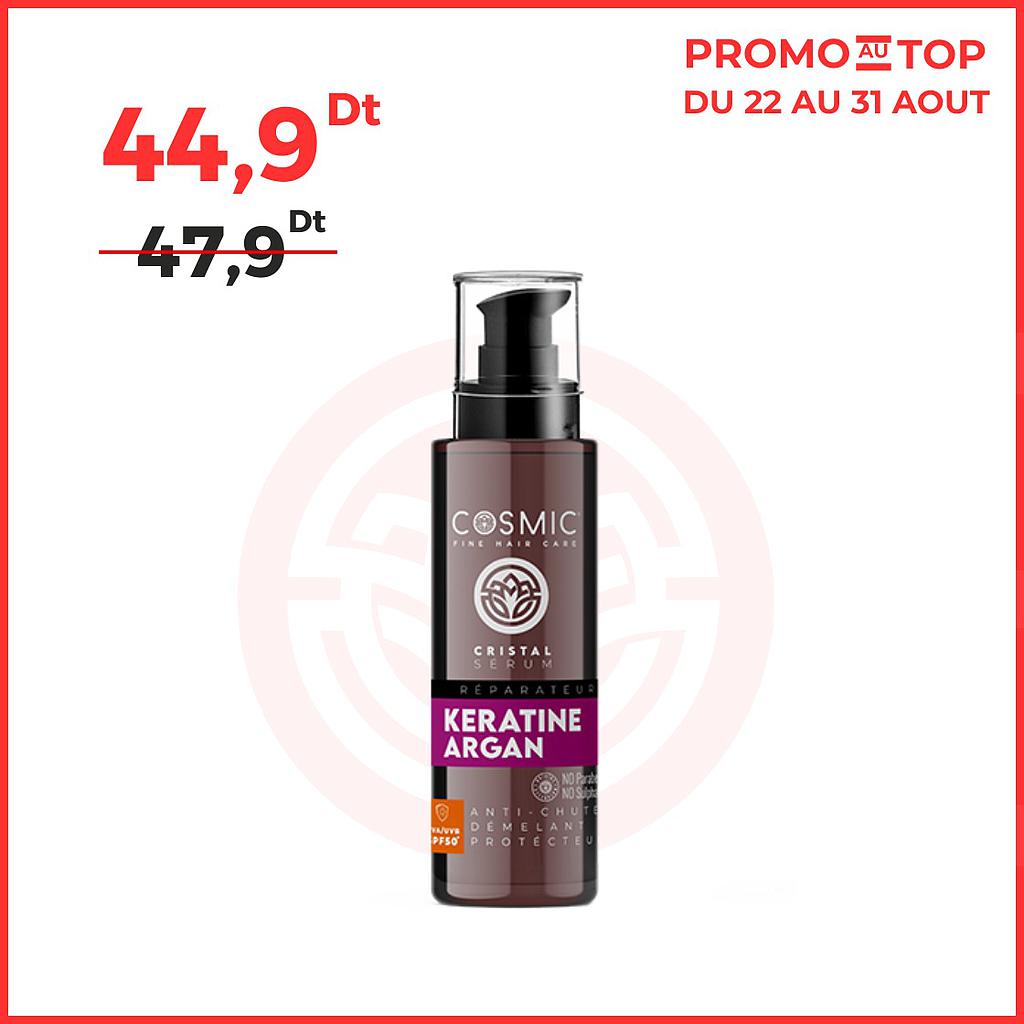 COSMIC CRISTAL SERUM CAPILLAIRE  KERATINE ET HUILE D'ARGAN (PROMO)