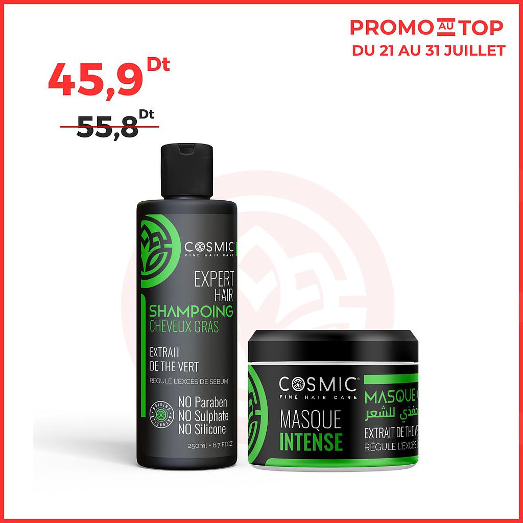 Pack Shampoing cheveux gras et Masque Cheveux Gras (PROMO)