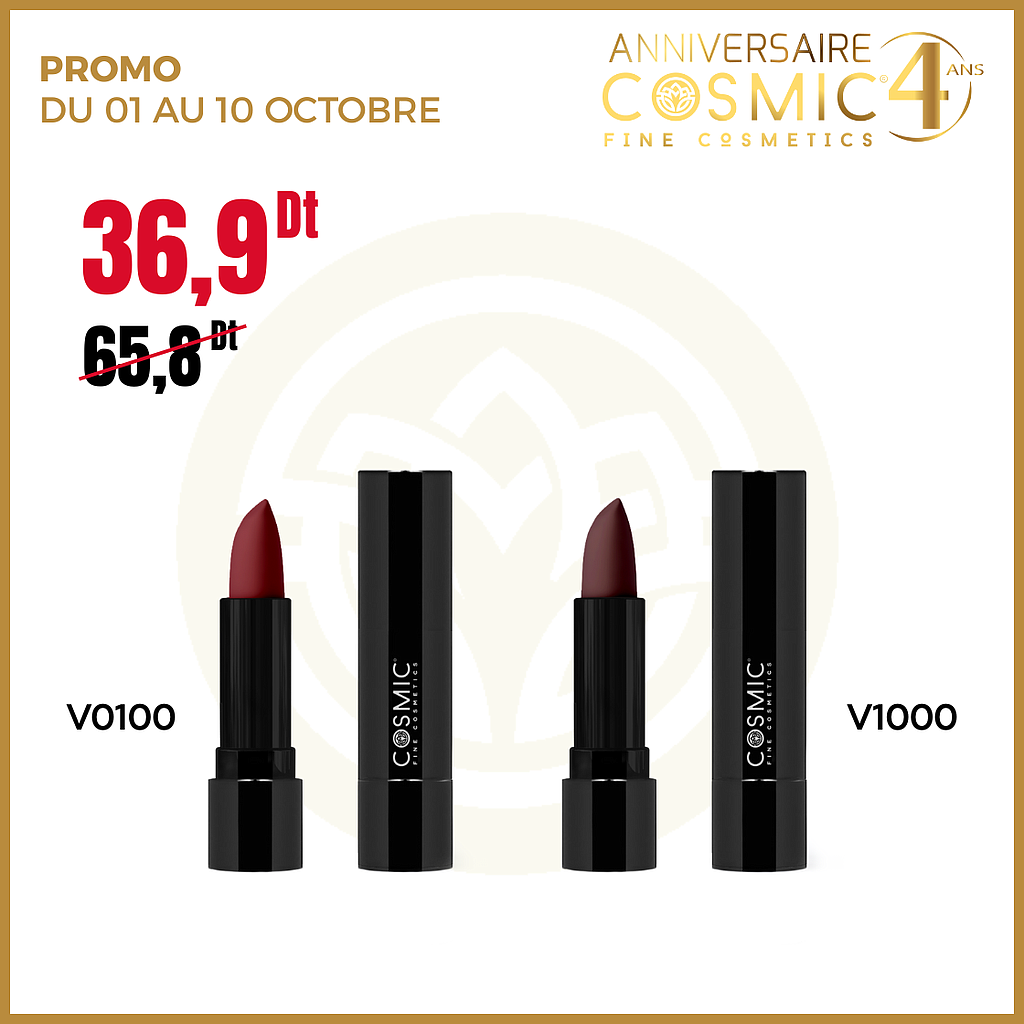 Pack Rouge à lévre V1000+ Rouge à lévre V100 (PROMO)