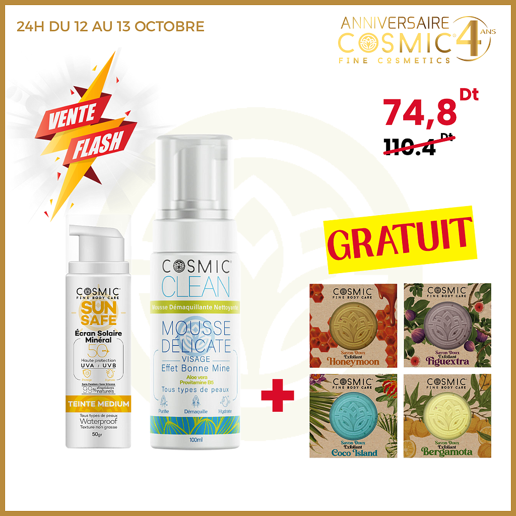 Pack mouse nettoyant+ ecran medium + pack savon gratuit (VENTE FLASH)