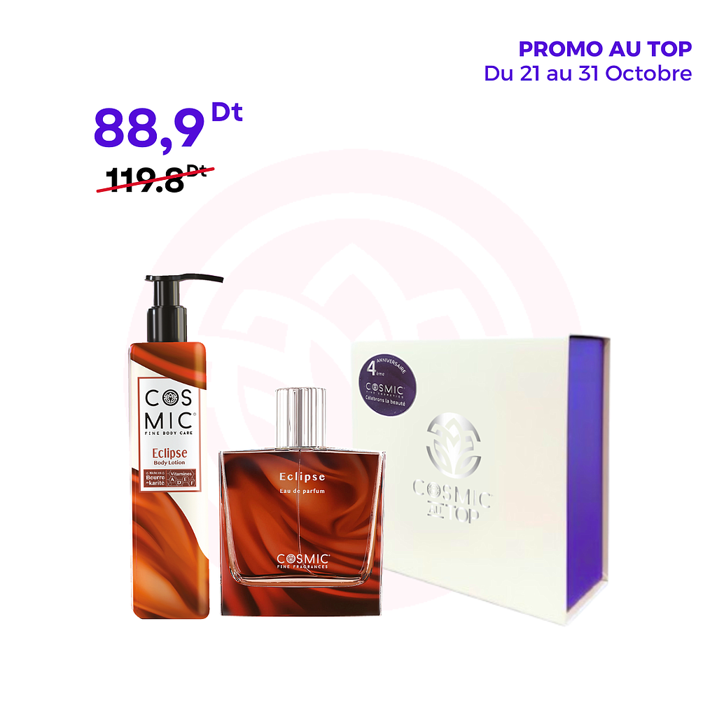 Pack Parfum &amp; Lotion Eclipse + Coffret COSMIC (PROMO)