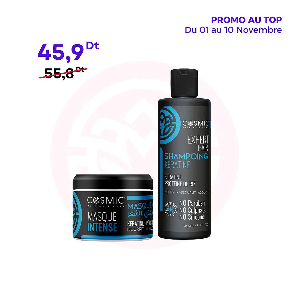 Pack Shampoing keratine + Masque keratine (PROMO)
